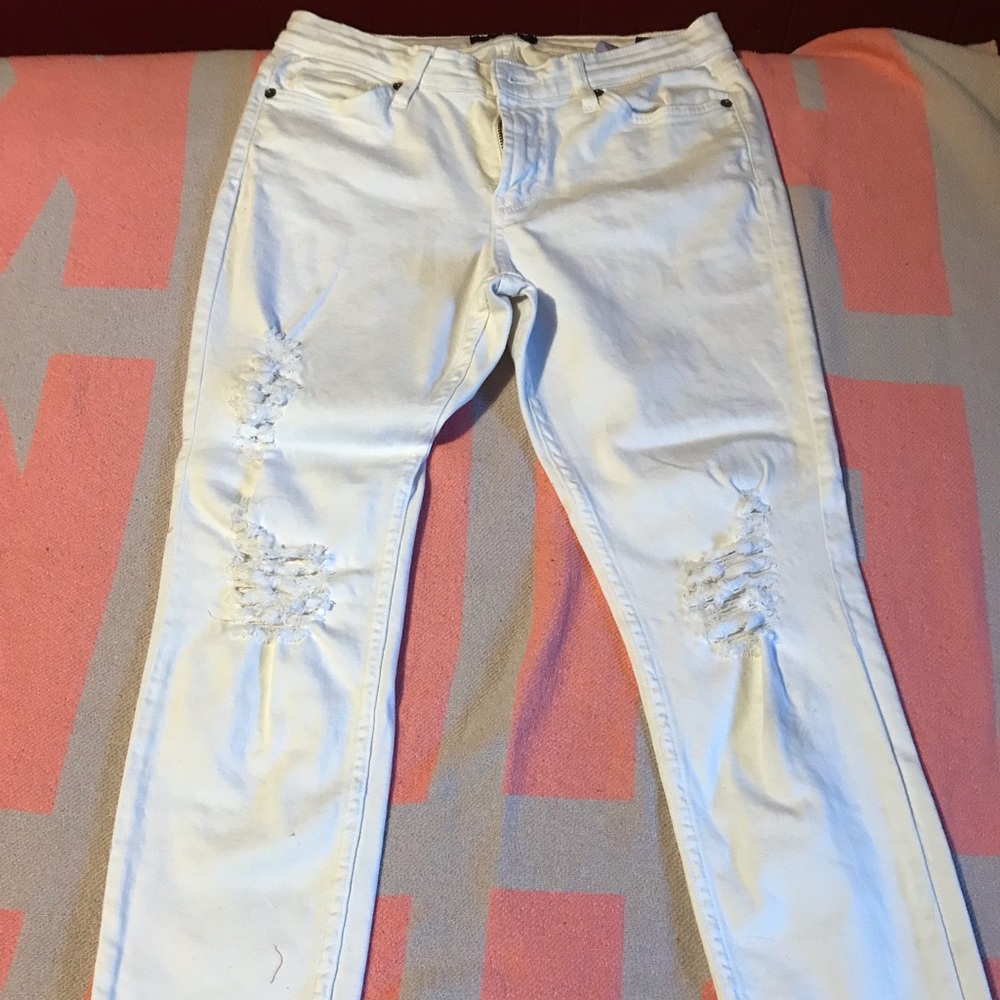 White jeans